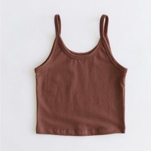 ARQ cropped tank in spice size XL